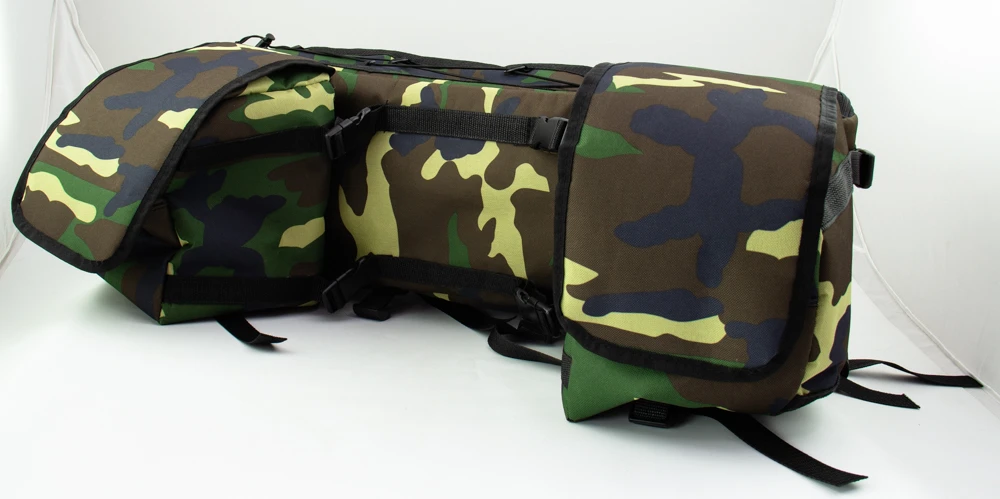 Кофр текстильный для квадроцикла Hunter 200 old Зеленый камуфляж
