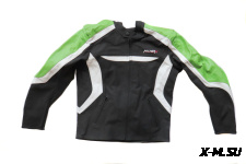 Куртка мотоциклетная  Street Fighter черно-зеленый (Размер M) MICHIRU
