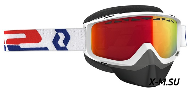 Очки Split OTG Snow Cross white/red amplifier red c