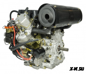 Двигатель дизельный Habert HD2V910 D25.4 мм 20А