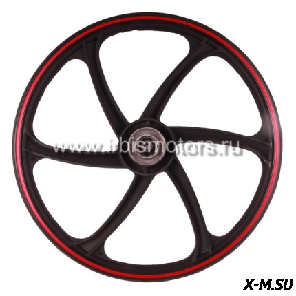 Диск колесный R17 передний 1.2-17 (литой) (диск. 4x54) (5 закруг. лучей); IROKEZ